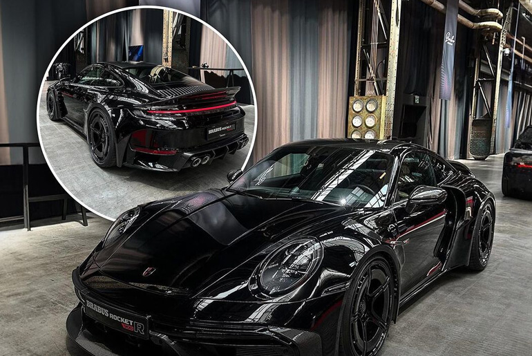 This is a 1 of 25 911 Porsche Brabus Rocket R, Priced at around half a million dollars