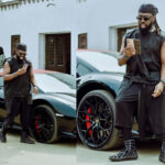 Timaya Pictured with his most expensive car 'Lamborghini Huracan' worth N410 million