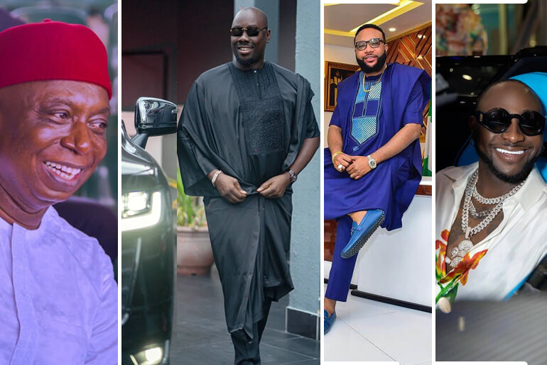 Top 10 richest celebrities in Nigeria this 2023, Net worth and Cars they own