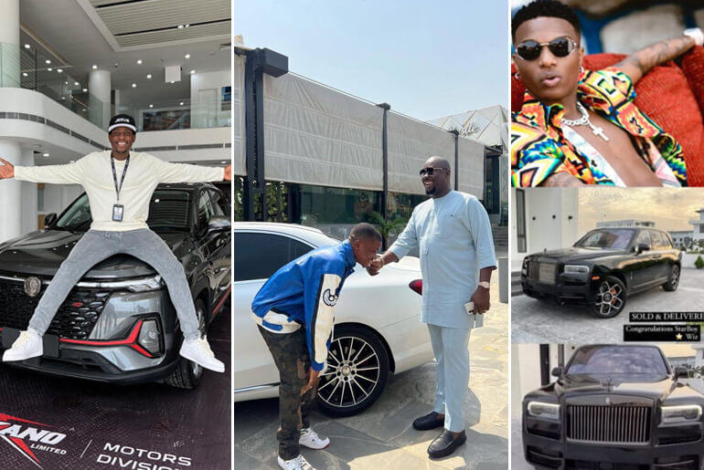 Top 16 Popular Nigerian Celebrities That Splashed Millions On Cars the First Quarter Of 2023