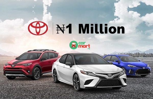 Toyota Cars below 1 million Naira in Nigeria 2021