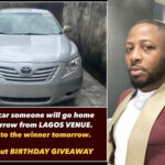 Tunde Ednut car giveAway