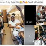 Upcoming Nigerian Artist Shows Off Moment Singer Davido Takes Him on an Exclusive Ride in His Private Jet