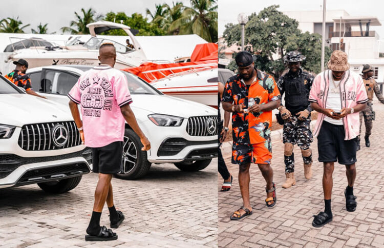 Victor Osimhen in Lagos, shows off his expensive car as he hangs out with Paul Ebere, Peterpsquare