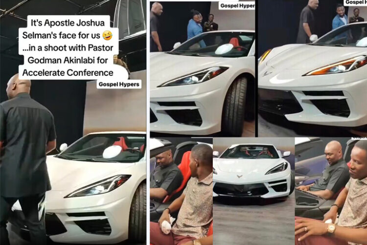 “Listen That Car Is Not Mine”: Video Captures Moment Apostle Joshua Selman Was Spotted Inside A Luxury Super Car