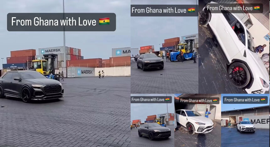 Video Shows Lamborghini Urus Worth Over N2 Billion Spotted in Ghana, Nigerians React