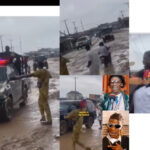 Video Shows Seyi Vibez Stopping His Convoy to Greet Fans Despite Heavy Rainfall