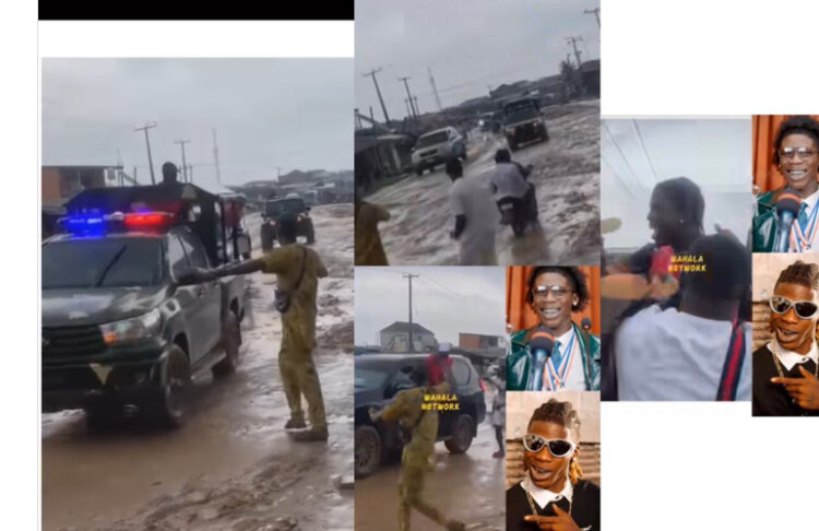 Video Shows Seyi Vibez Stopping His Convoy to Greet Fans Despite Heavy Rainfall