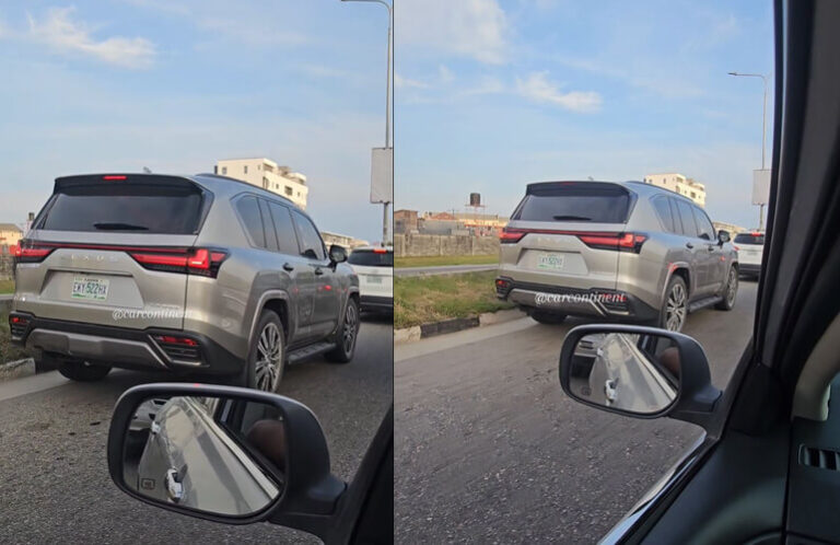 Video Spots a N250 Million Lexus SUV on the Streets of Lagos