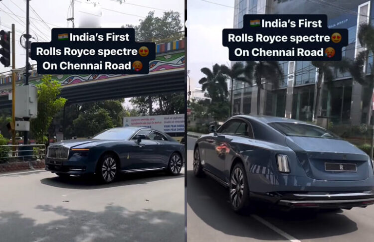 Video Spots the First-Ever Electric Rolls-Royce Luxury Car in India