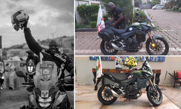 The Bike That Was Ridden Across Two Continents - Lagos to London by road