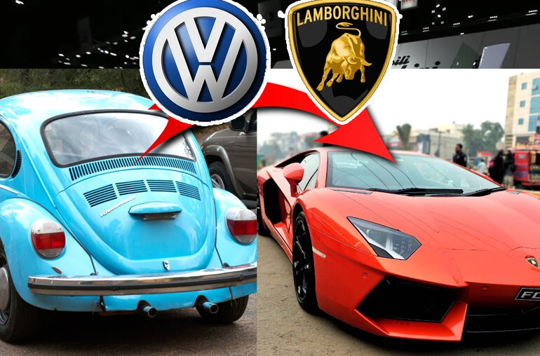 Volkswagen and Lamborghini
