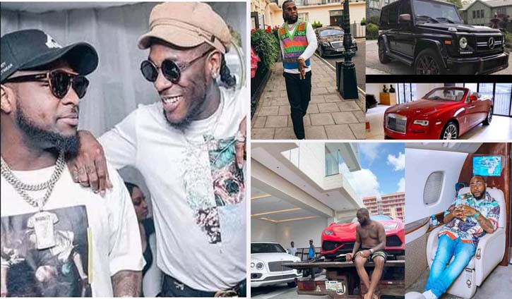 Who Is Richer Between Burna Boy And Davido