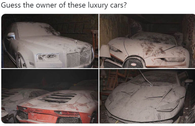 Supercar Graveyard - 4 Abandoned Supercars Worth Millions Spotted Covered In Dust