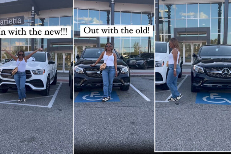 Young Black Mother Celebrates Her New Mercedes As She Rejects The Tesla Model X & Porsche