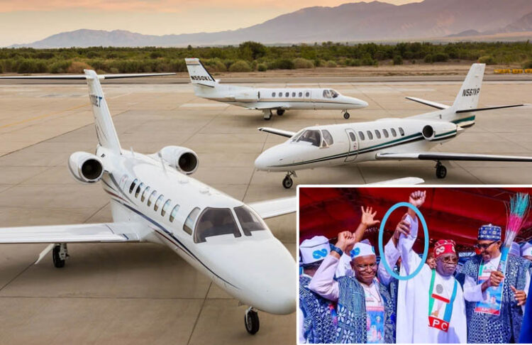 Over 30 Chartered Private Jets Land Jos As VIPs, Governors Join Tinubu Flags Off Campaign