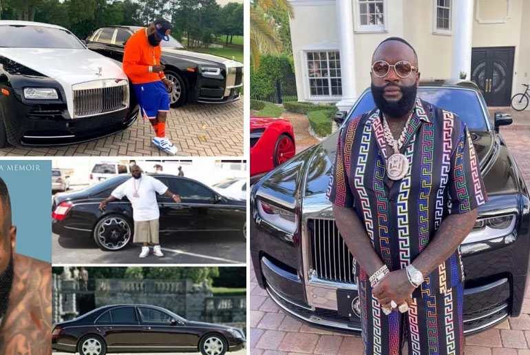 Check out Rick Ross's car collection, has More Exotic Cars Than Any In Rapper