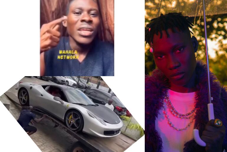 Nigerian Financial Expert Warns Singer Zinolesky About New 2014 Ferrari 458 Spider Worth N149Million