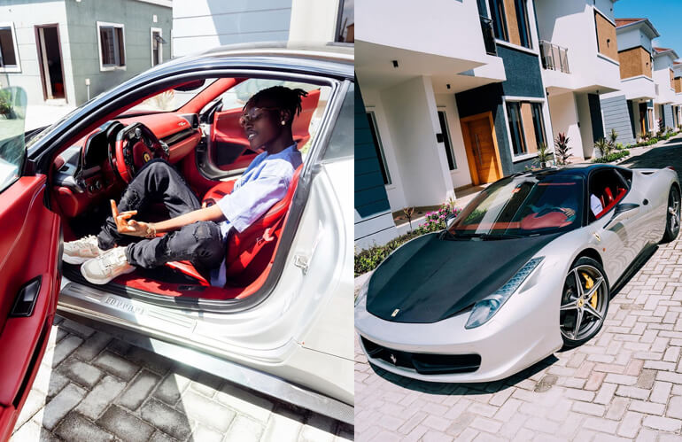 Zinoleesky finally showed off his new car 'The Ferrari 458 Italia' after modification by Thyilieer Mods Services