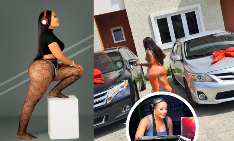 Dj Pretty Play Gets two cars for For Her 29th Birthday