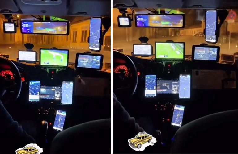 Uber Driver Takes Passenger Comfort To The Next Level Allowing Passengers Watch Live Match 