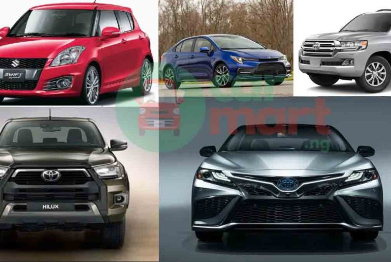 10 most popular cars in Ghana