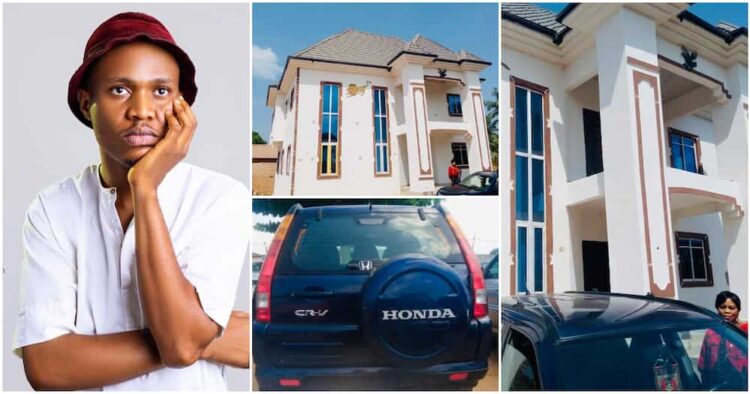 Popular Comedian Dstn Buys Mom A Honda CR-V & Builds Her A House