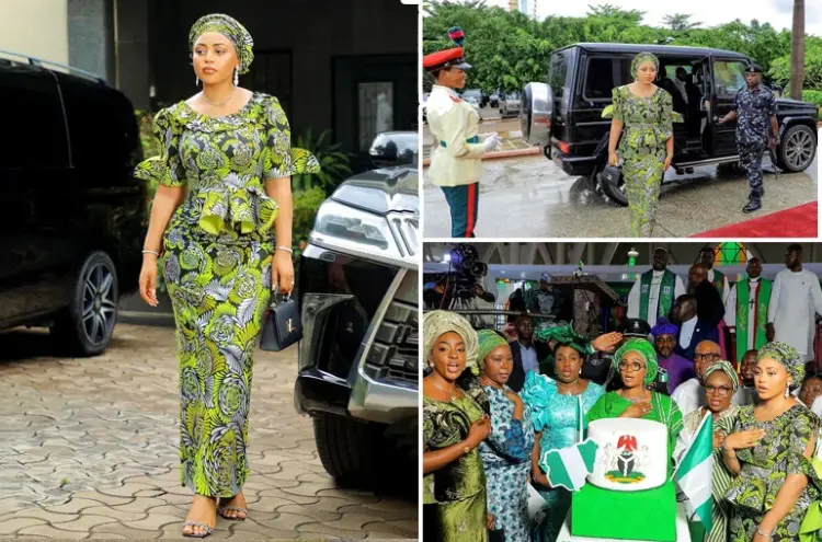 Regina Daniels Ride in Most Expensive Mercedes Benz G Wagon as she Celebrates Independence Day With 1st Lady Remi Tinubu