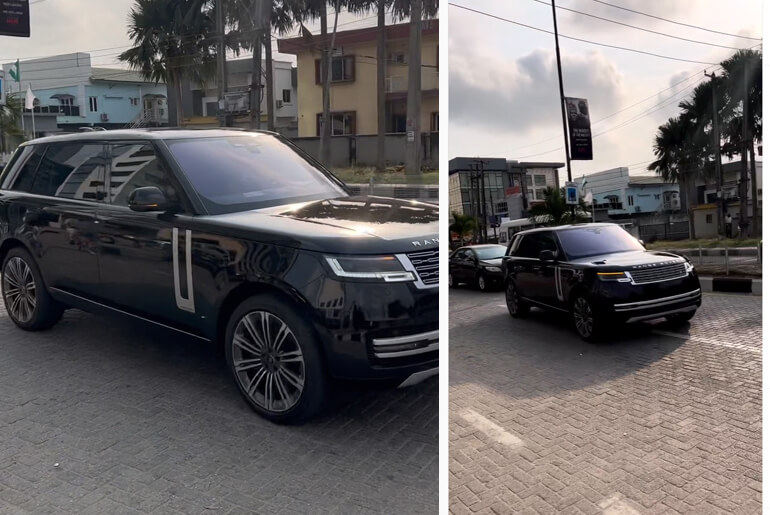 The Moment 320 Million Naira 2023 Range Rover Was Spotted On Lagos Road