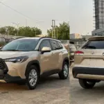 New 2022 Toyota Corolla Cross land in Nigeria - Compact Crossover Family SUV cost 24 million naira