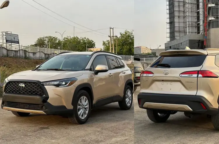 New 2022 Toyota Corolla Cross land in Nigeria - Compact Crossover Family SUV cost 24 million naira