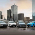 2022 Toyota Corolla cars line up