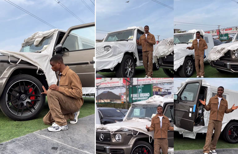 Ola of Lagos Praise The Almighty 2022 Mercedes Benz G63 Worth ₦270 Million