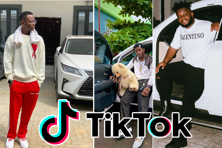 Top 6 Richest Male Tiktokers In Nigeria, Cars they Own