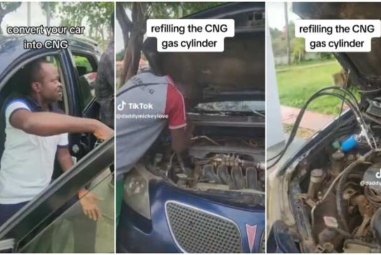 “Very Soon Gas Go Expensive”: Man Converts Car Engine From Petrol To Gas, Spends Less Than 2k To Fill Tank