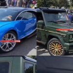 Ghanaian Billionaire Storms Law School Graduation In Billion Naira Bugatti Chiron, Brabus, Rolls Royce Phantom