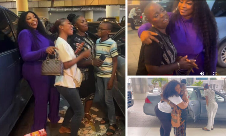 Nollywood Actress Georgina Ibeh Gifts Mum A Car For Birthday