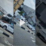 The Moment ₦‎50 million Tesla Model X Was Spotted On Lagos Streets