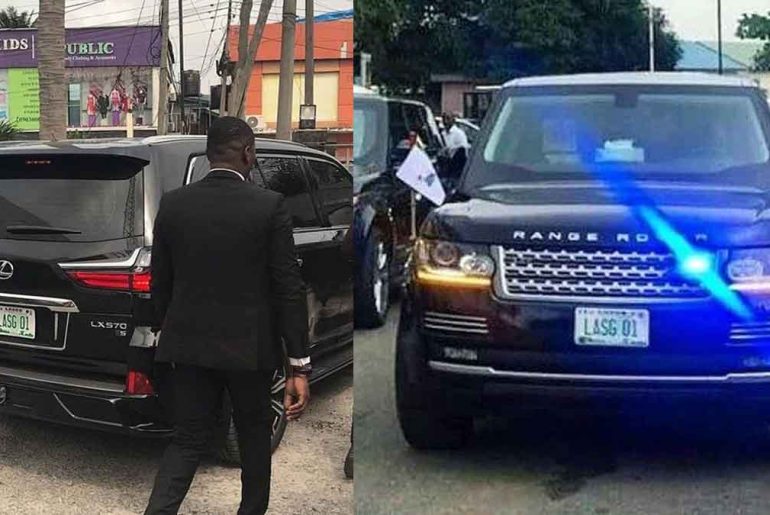 Governor Babajide Sanwo-Olu Official Cars