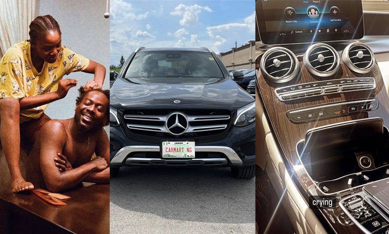 Adekunle Gold Gifts Wife, Simi New Car - 2019 Mercedes Benz GLC