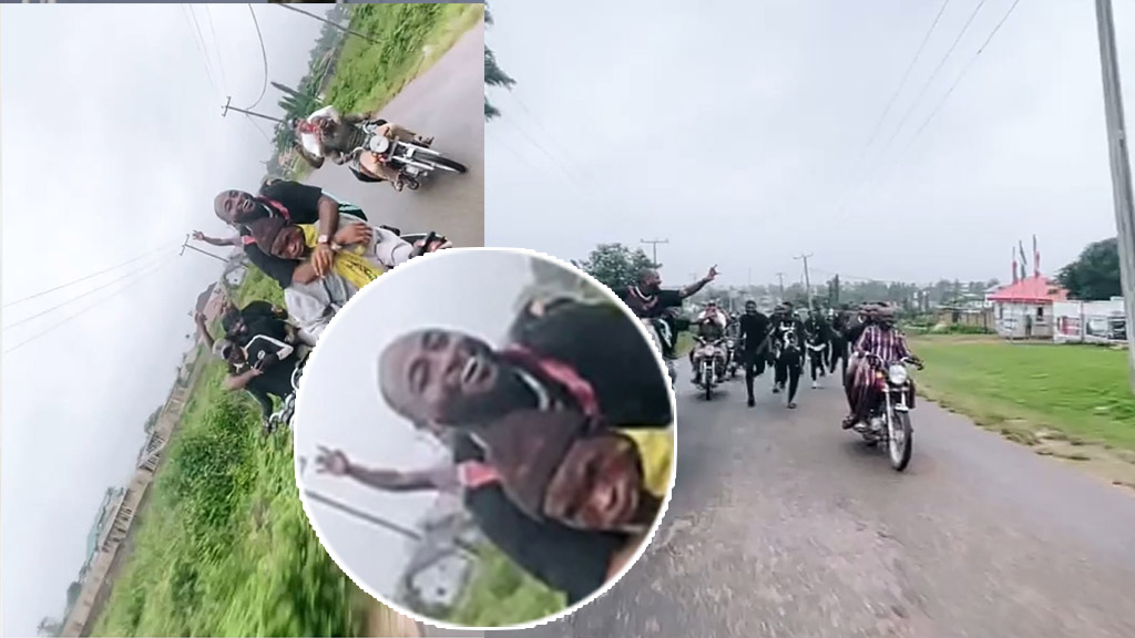 Moment Davido Rides On Bike To Celebrate Uncle Ademola Adeleke's Victory