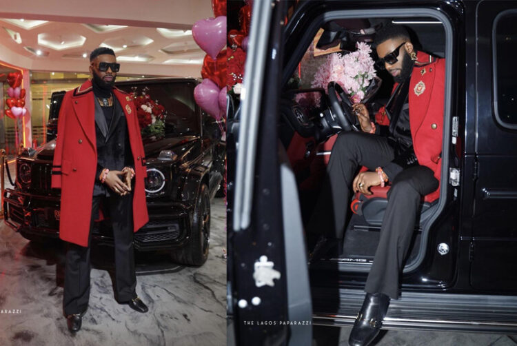 Swanky Jerry Poses In Brand New G-Wagon For valentine’s Day got people talking