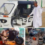 How Nigerian Man built Beautiful Keke Napep (Tricycle) From Scratch - viral Pictures