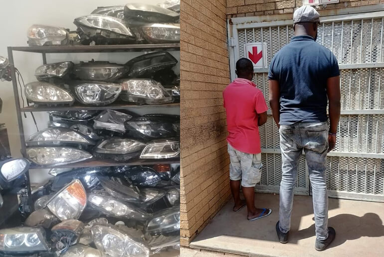 Nigerian Men Arrested In South Africa For The Stealing Of Car Parts