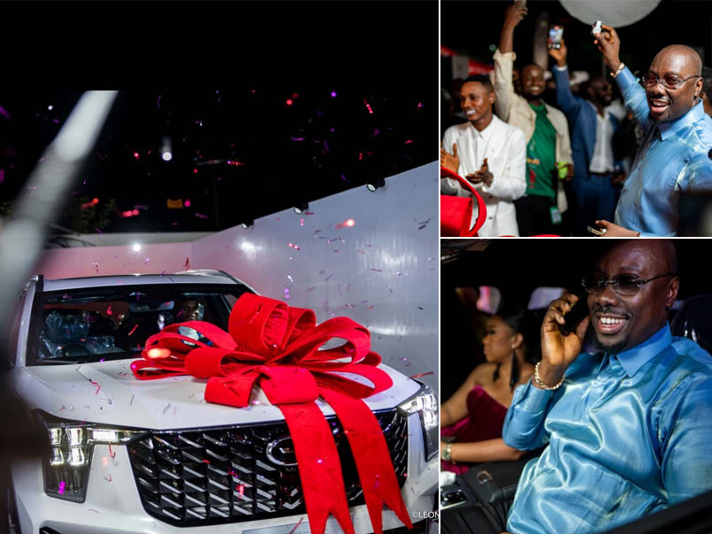 GAC Motors surprise Obi Cubana with new 2024 GS8 SUV to mark 49th birthday