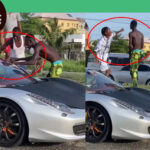 Singer Zinoleesky stopped his Ferrari 458 Spider worth N149 million