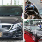 Check Out President Buhari And His Armoured Official State Cars