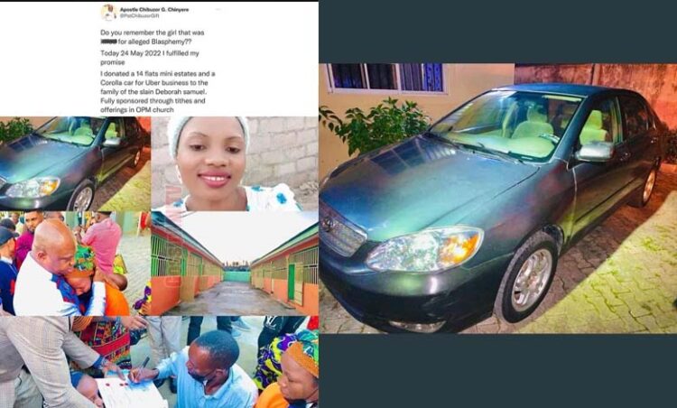 Apostle Chibuzor Chinyere Gifts Deborah’s Family New Car, House & Scholarships 