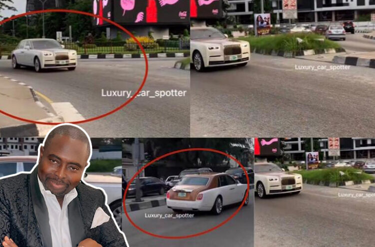 real estate mogul and CEO of Carillion was spotted riding on his Rolls-Royce Phantom 8 Worth Over N350 Million on Lagos Streets