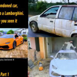 An Abandoned Car Turned Into A Lamborghini, This will Inspire you